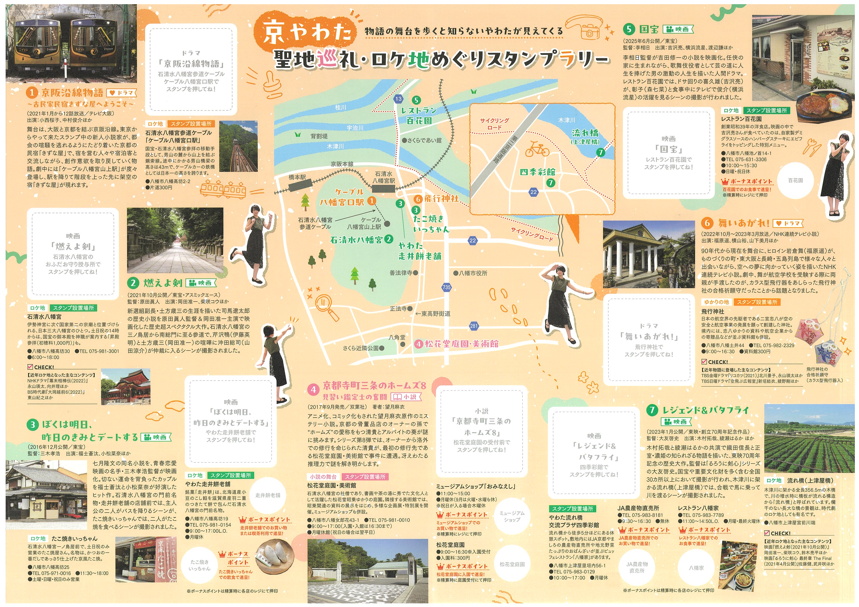 京やわた 聖地巡礼・ロケ地めぐりスタンプラリー
