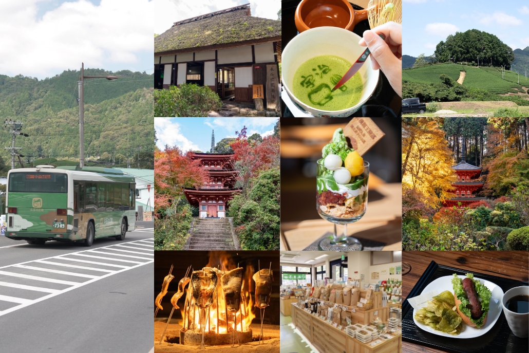 お茶の京都エリア路線バス旅　～古寺・グルメ・おみやげ・体験などこの秋、心に残るバス旅～