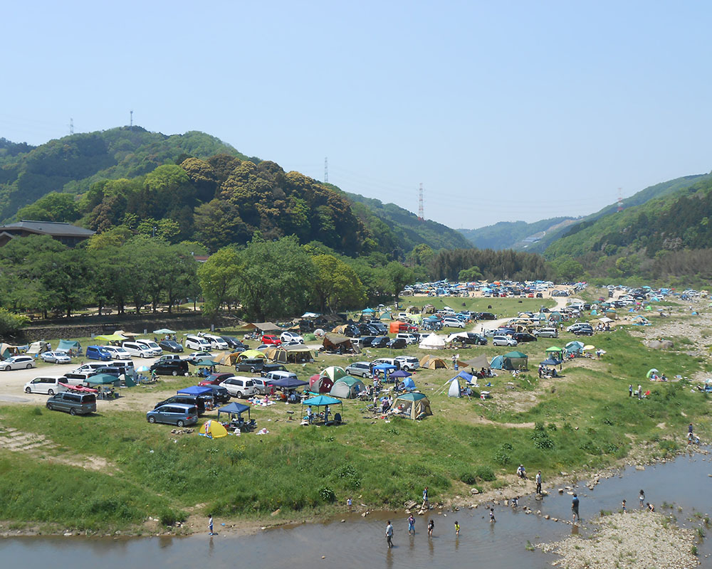 【木津川を満喫♪】笠置キャンプ場
